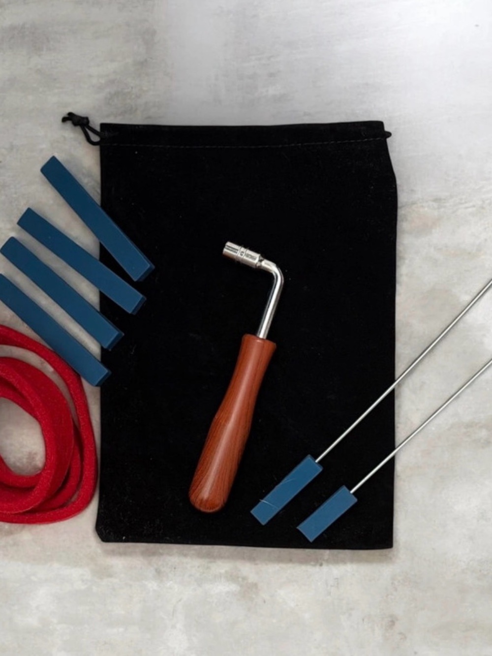 Piano tuner set.